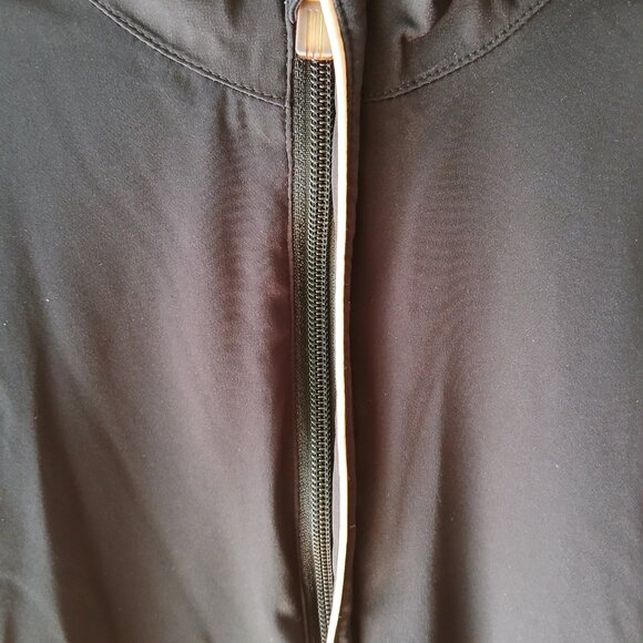 Adidas Golf 1/4 Zip Pullover Wind/Rain Shirt Mens Large Black Climaproof Storm - Picture 2 of 12